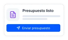 Presupuesto listo para enviar