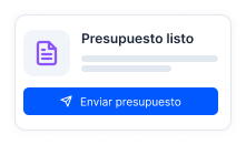 Presupuesto listo para enviar