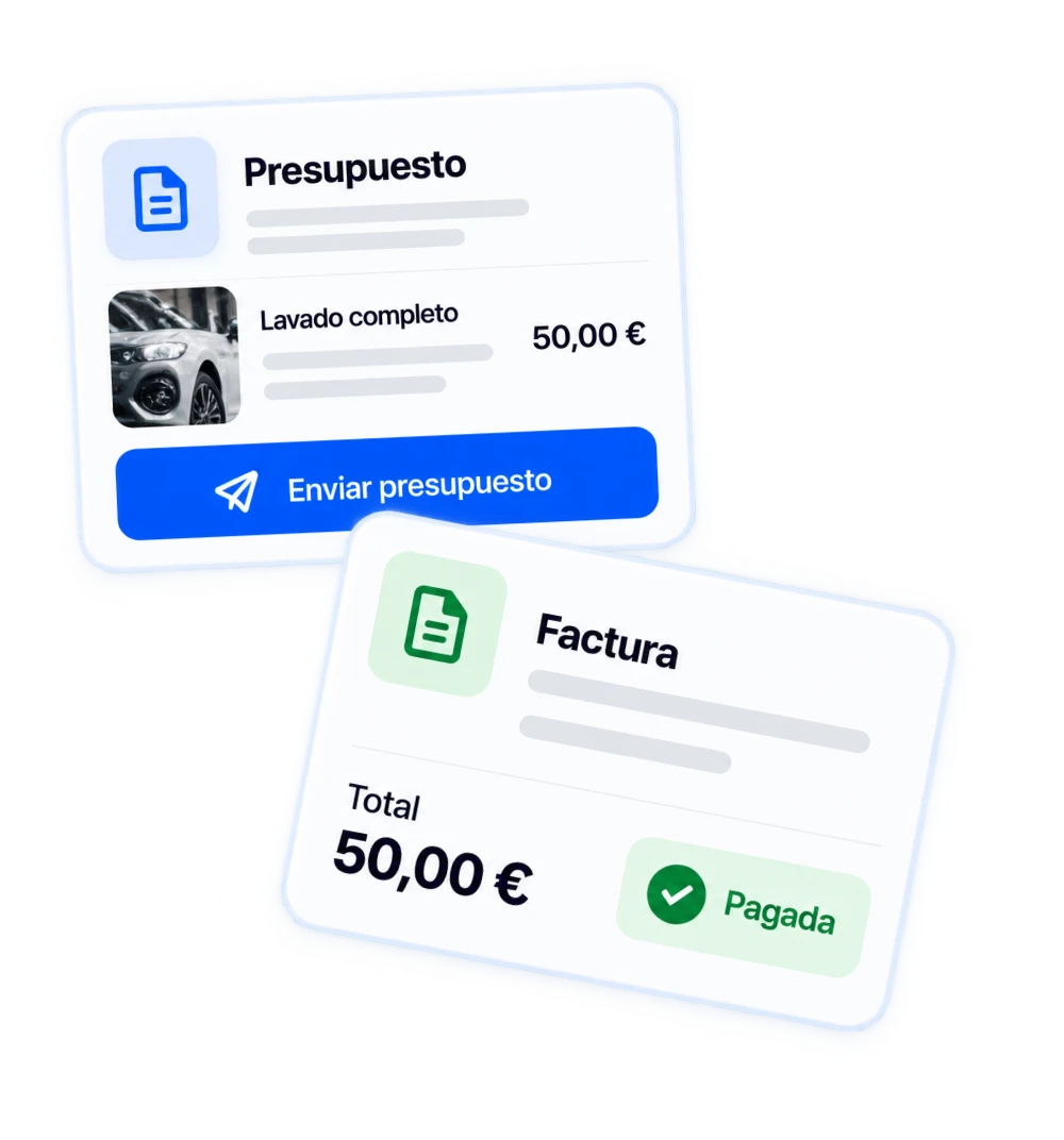 Presupuestos y facturas creados con Anothertool